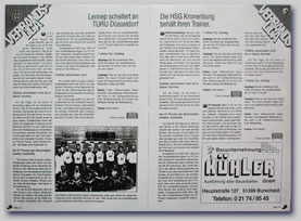 Click to see it big Verbandsliga, Handball-Zeitschrift 7-Meter